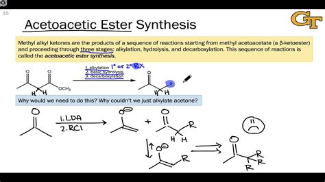 11.10 Acetoacetic Ester Synthesis - YouTube