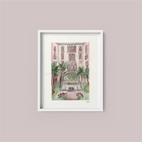 Isabella Stewart Gardner Museum Print - Etsy