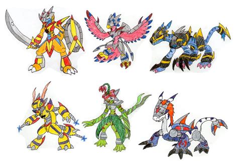 Digidestined Armor Digimon by MegaloRex on DeviantArt