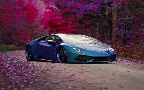 3840x2400 Blue Lamborghini Huracan Car 4k HD 4k Wallpapers, Images ...