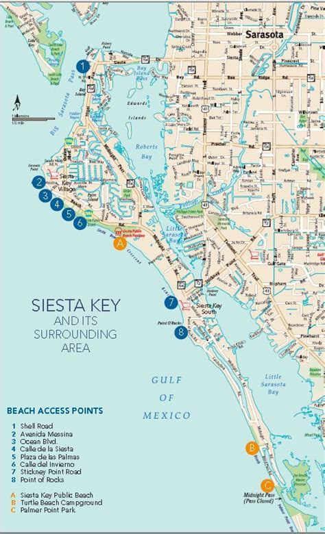 Siesta Key Florida Area Map | Siesta key florida, Siesta key beach, Map ...