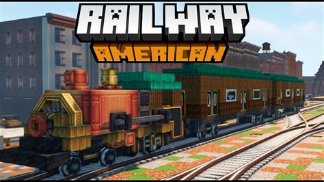 Create Mod 0.5 American Railway - Real Trains in Minecraft - YouTube