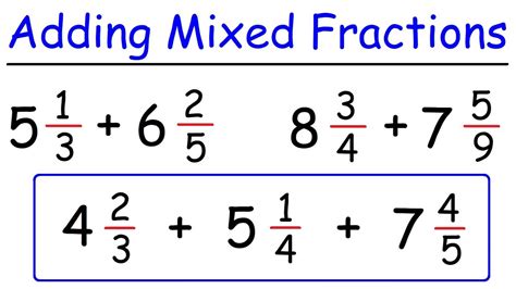 Adding Fractions And Mixed Numbers With Regrouping Calculator - Rick ...