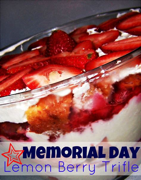 Memorial Day Dessert: Lemon Berry Trifle - Mad in Crafts