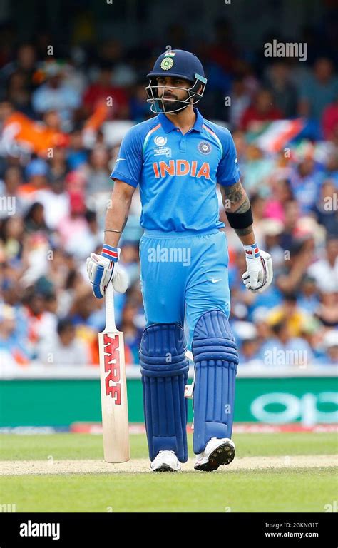 Virat Kohli of India batting during the ICC Champions Trophy 2017 match ...