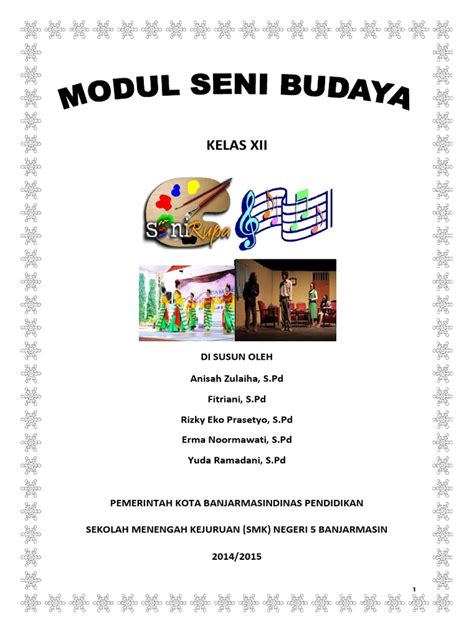 Modul Seni Budaya Kelas XII