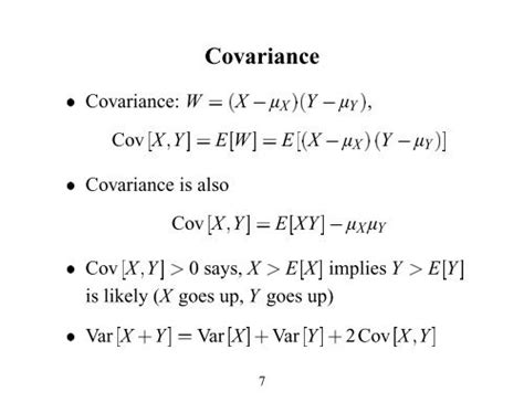 Covariance