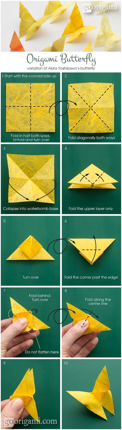 Best Origami Butterfly Ever — Instructions | Go Origami