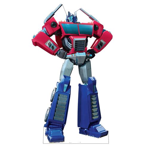 Transformers Earthspark Optimus Prime Cardboard Cutout