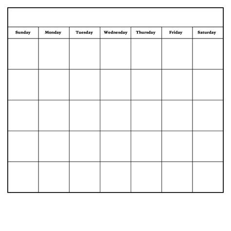 Blank Monthly Calendar Printable May 2024 - Printable Online