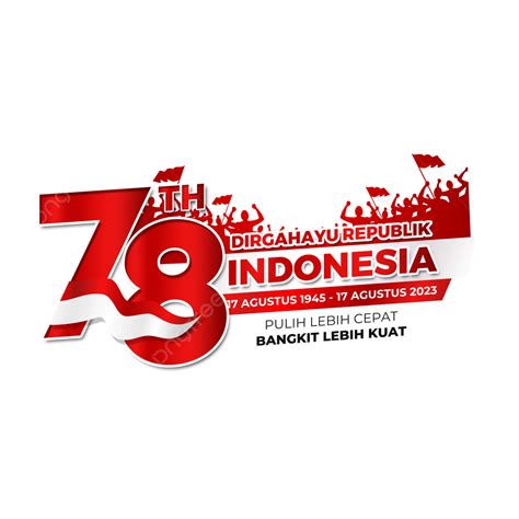 Greeting Card Of Hut Ri 78 Indonesian Independence 17 August 2023, Hut ...