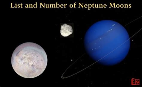 14 Neptune Moons Names, Number, and List : Planets Education