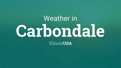 Weather for Carbondale, Illinois, USA