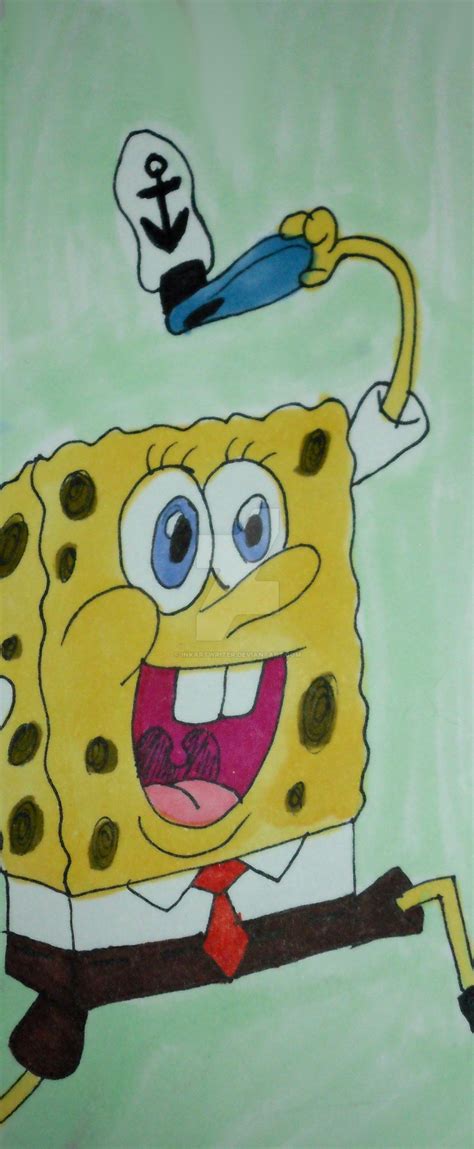 SpongeBob SquarePants Bookmark by InkArtWriter on DeviantArt