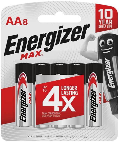 Energizer Max: AA - 8 Pack - Probe Group