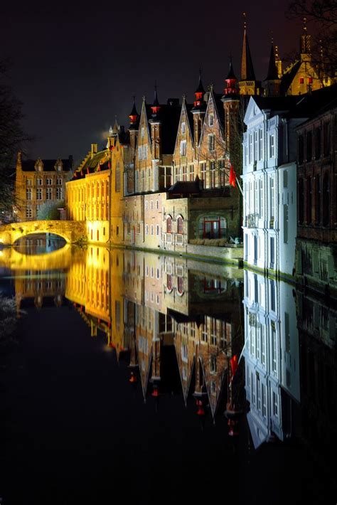 Bruges At Night | Bruges, Belgium, Night