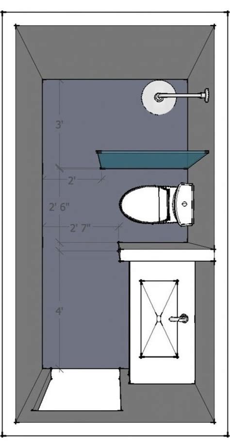 5' x 10' bathroom, Layout help welcome!