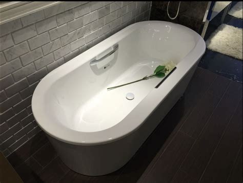 Kohler freestanding bathtub K-99718T-0 GR Fu Le 1 8m freestanding cast ...