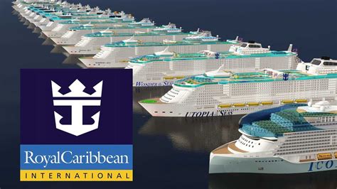 Royal Caribbean Fleet Size Comparison (3D) - YouTube