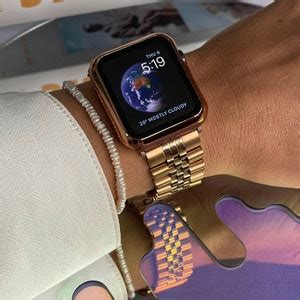 Rose Gold Apple Watch Band 45mm 44mm 42mm 41mm 40mm 38mm Iwatch Band ...