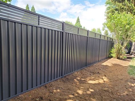 Types Of Metal Fence Panels - Design Talk