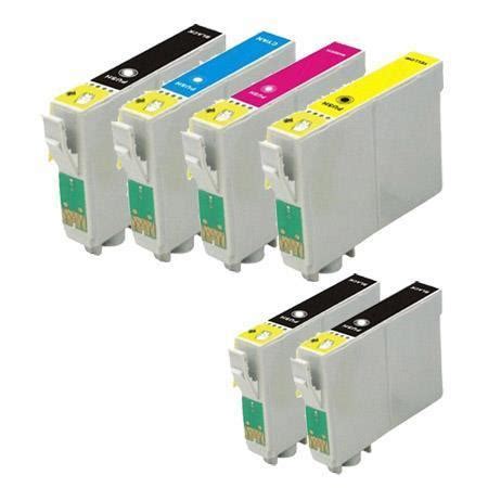 Compatible Multipack Epson T0601/604 Full set + 2 EXTRA Black Ink ...