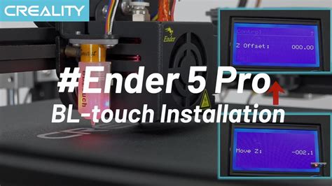 Ender 5 Pro BL-touch Installation Tutorial - YouTube