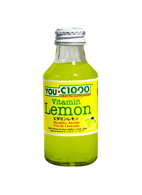 YOU C1000,HEALTH DRINK VITAMIN LEMON 140mL BTL – Rest Area Km 379