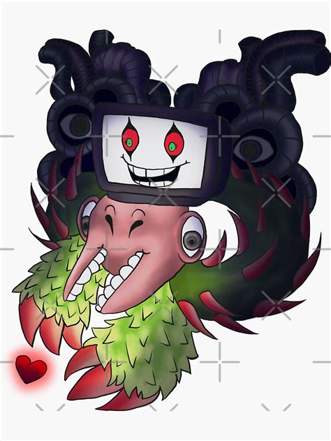 "Omega Flowey Fight" Sticker for Sale by PaperBagKidCO | Redbubble