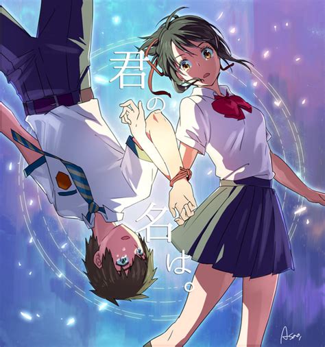 Mitsuha and Taki - Kimi no Na wa Fan Art (40015346) - Fanpop