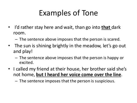 Pics For > Examples Of Tone In Writing