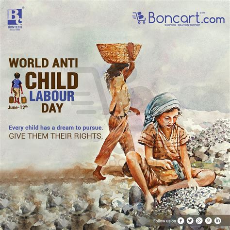 World anti child labour day - June 12 Every child has a dream to pursue ...