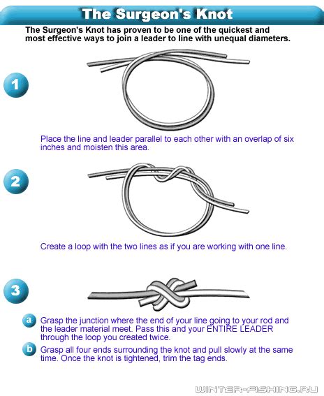 The Double Surgeon's Knot | Рыбалка зимой