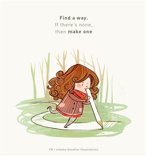 Think positive - illustrations on Behance | Illustration quotes ...