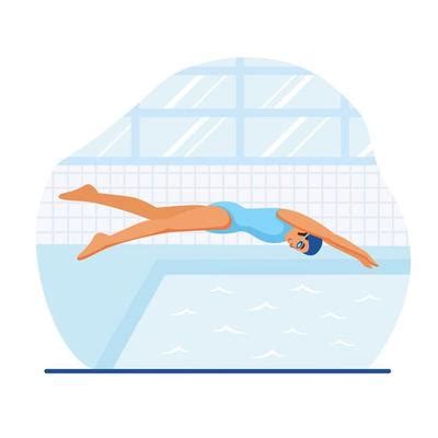 Swimmer Vector Art, Icons, and Graphics for Free Download