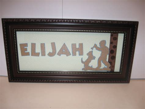 Charlotte's Creations: Personalized Name Frame