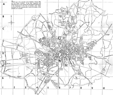 Historic Coventry - Scans of old maps