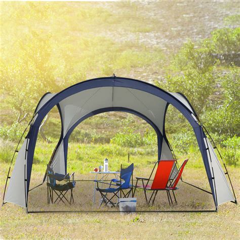 Outsunny Outdoor Gazebo Event Dome Shelter Party Tent Garden - Summer ...