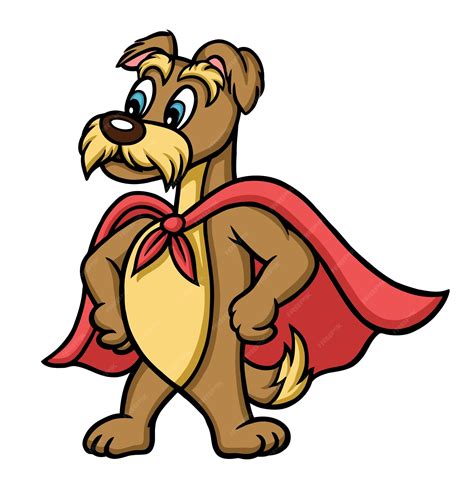 Premium Vector | Super dog cartoon character