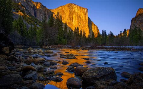 sierra, Nevada, Yosemite, National, Park, California, River, Nature ...