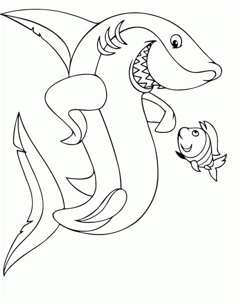 Printable Shark Coloring Pages - Coloring Home