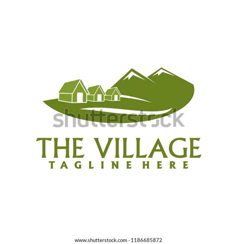 Village Logo Design Stock Vector (Royalty Free) 1186685872