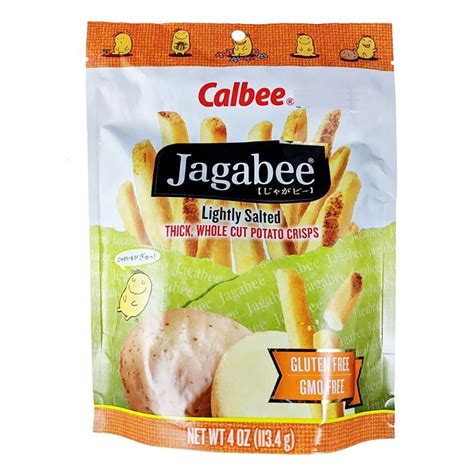 Calbee Jagabee Potato Sticks - Lightly Salted Flavor 4oz | Potato ...