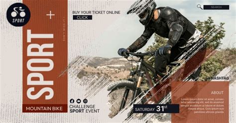 Mountain Bike Templates | PosterMyWall