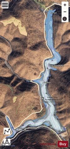 Savage River Reservoir Fishing Map | Nautical Charts App