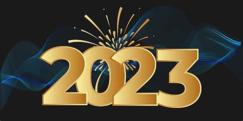 2023 3d Gold Number, 2023, New Year, Happy New Year PNG Transparent ...