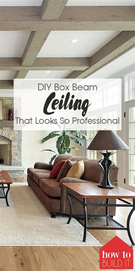 DIY Box Beam Ceiling That Looks So Professional | How To Build It