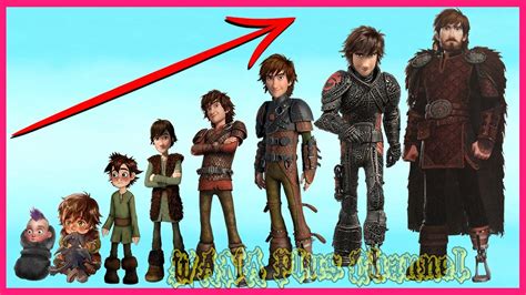 How To Train Your Dragon 3 Characters GROWING UP EVOLUTION 👉@WANAPlus ...