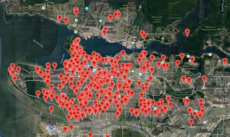 Map: Where can you see cherry blossoms in Vancouver - Vancouver Is Awesome