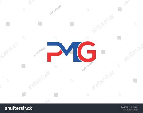 Pmg Letter Logo Design Creative Modern Stock Vector (Royalty Free ...